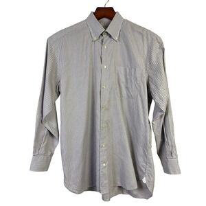 Peter‎ Millar Men's Button Down Preppy Checkered Long Sleeve Dress Shirt Size L